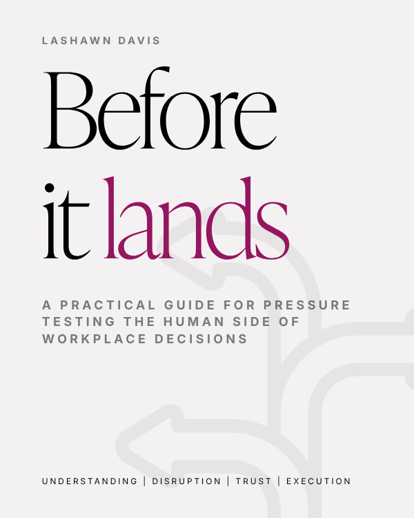 Before It Lands executive guide cover from The HR Plug