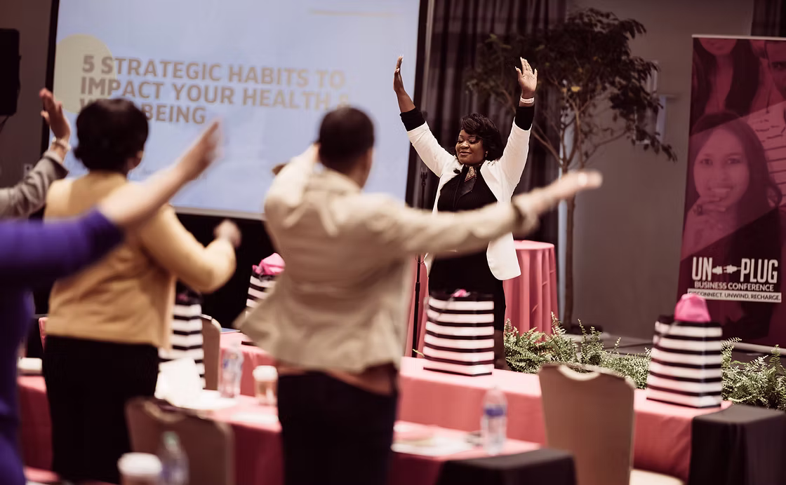 A moment from the UNPLUG leadership experience